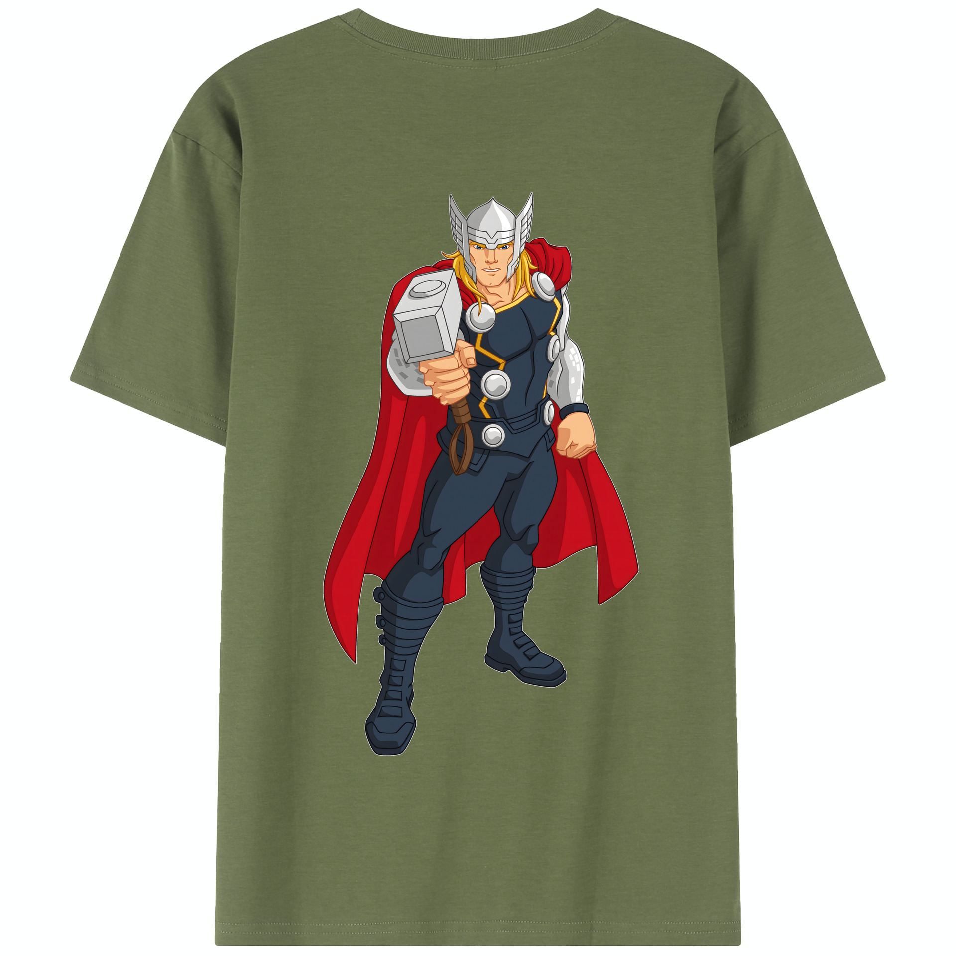 （画像用） アベンジャーズ The Avengers 綿100％半袖Tシャツ（背面プリント）